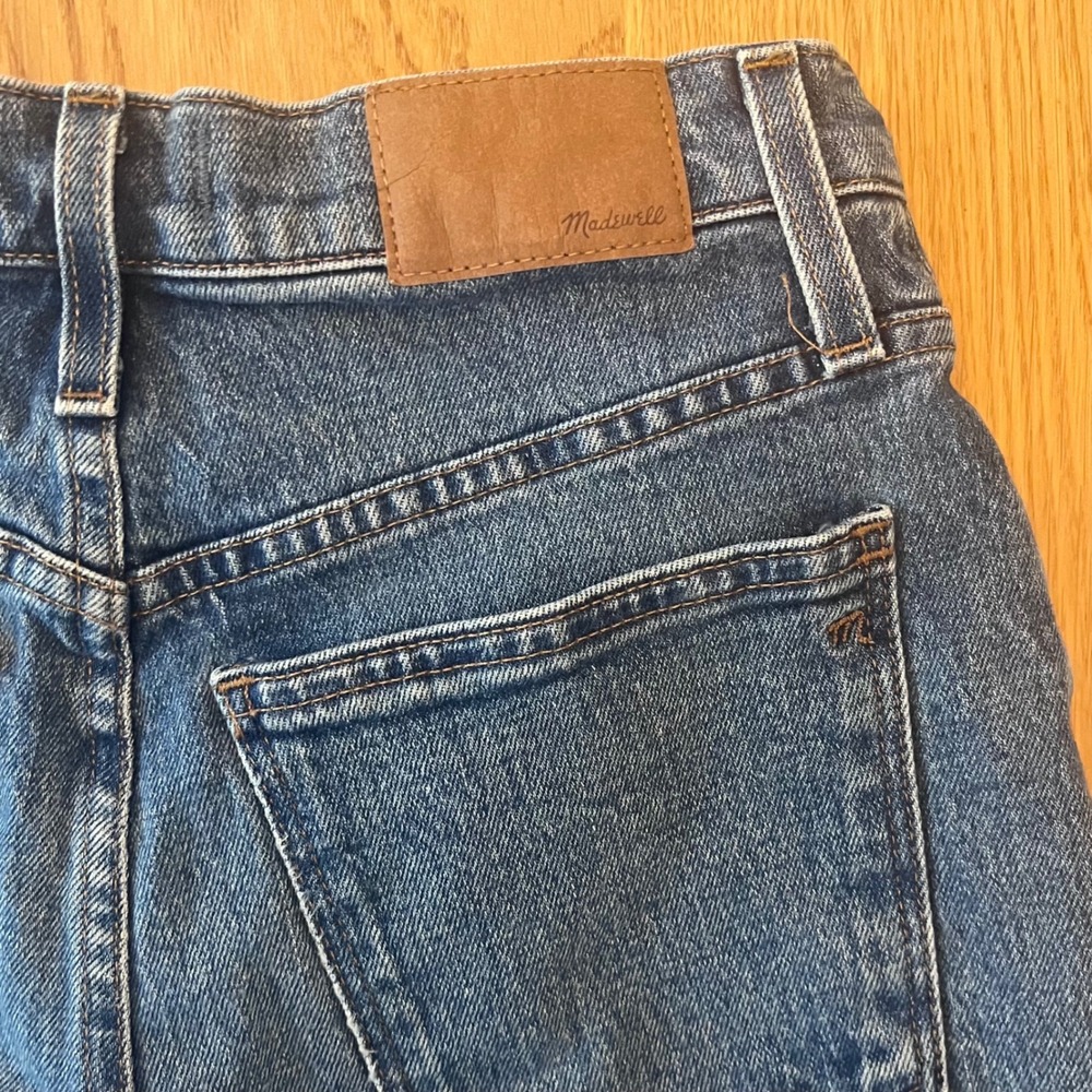 Madewell Cropped Balloon Jeans Grandle Wash High Rise Denim‎ Blue Size 25 - Picture 13 of 14